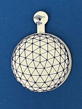 Vintage geodesic dome epcot center? Avis Pinback Button Pin Metal Tin Litho Tab